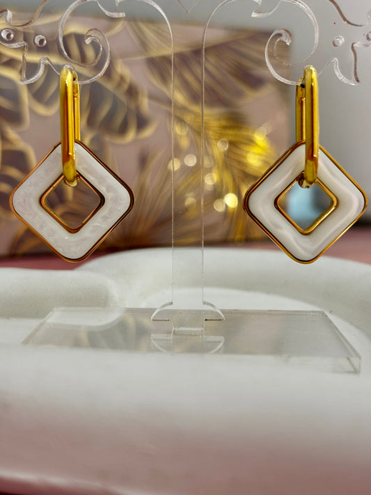 Daisy Drop Earrings - Two in One