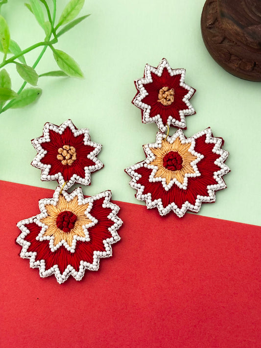 Rangreza Floral Handmade Earrings