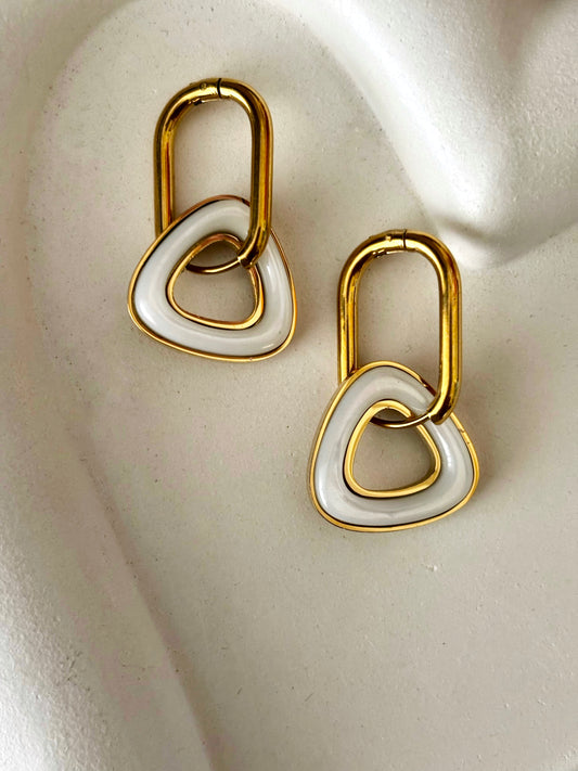 Ella Drop Earrings - Two in One