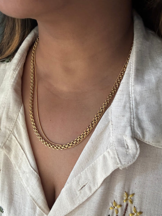 Layered Gold Necklace