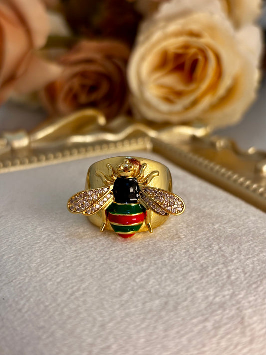Bee Statement Ring | Adjustable Base