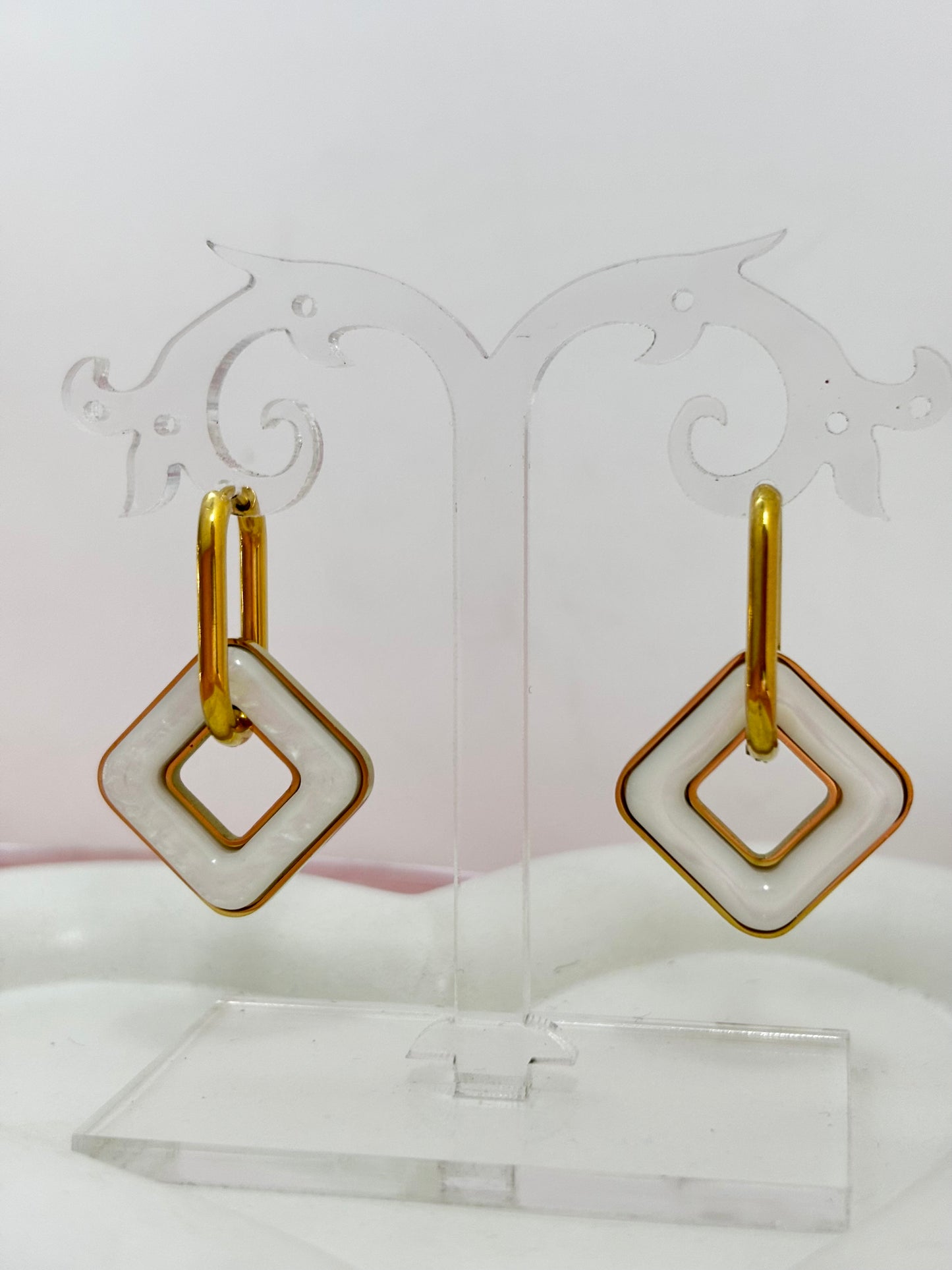 Daisy Drop Earrings - Two in One