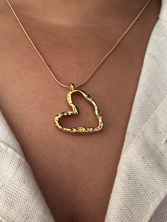 Twisted Heart Necklace