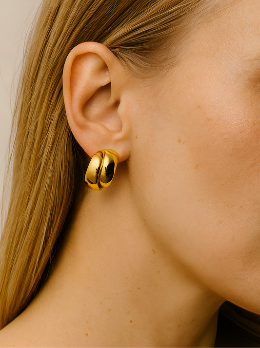 Golden Cuff Hoops