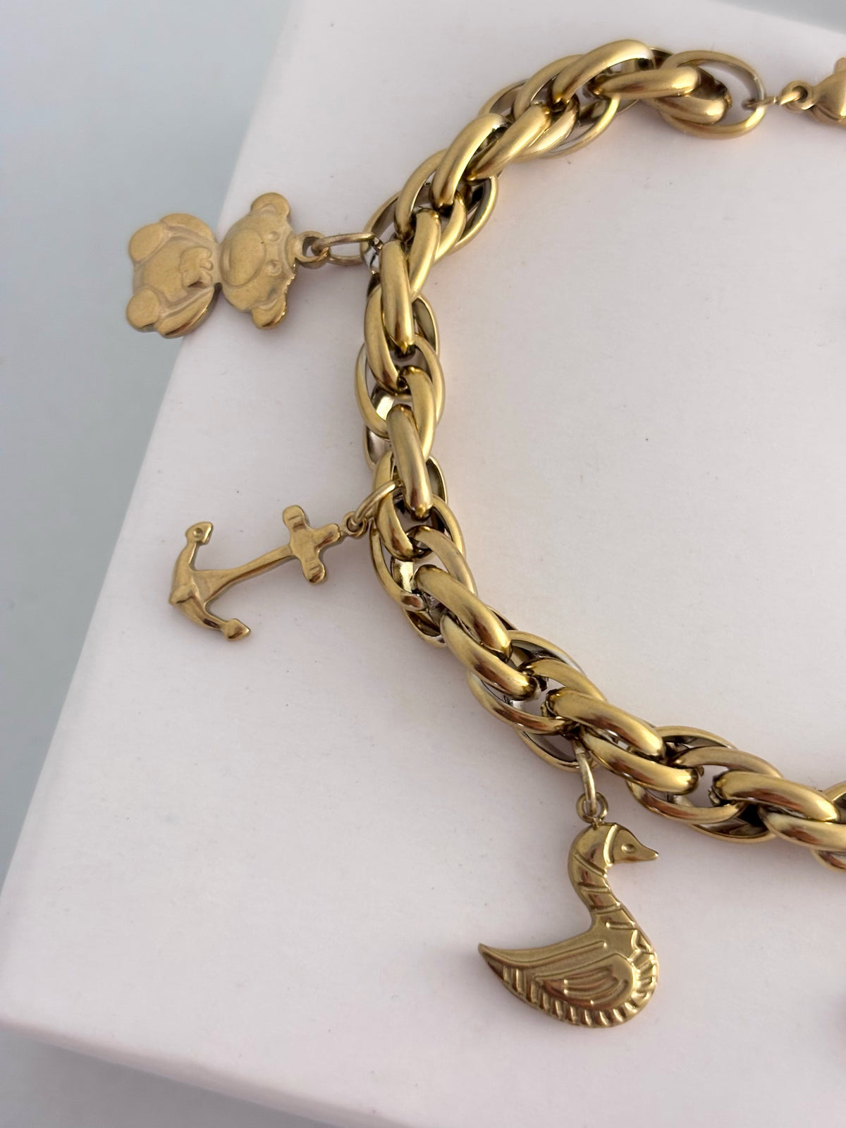 Fortune Charms Bracelet | 18k Gold Plated
