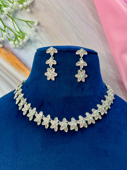 Lily Grace Necklace Set (Pink)