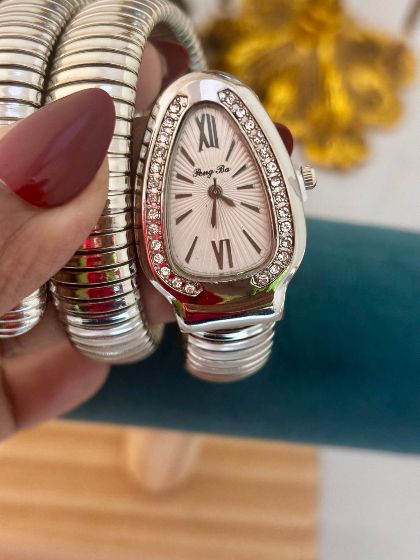 Viral Silver Serpent (Snake Watch) | Brand Inspired Statement Watch