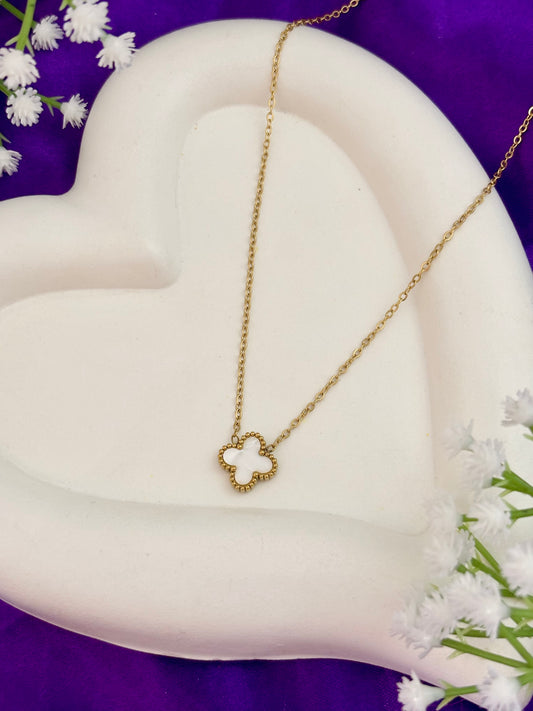 Reversible Clover Pendant Necklace