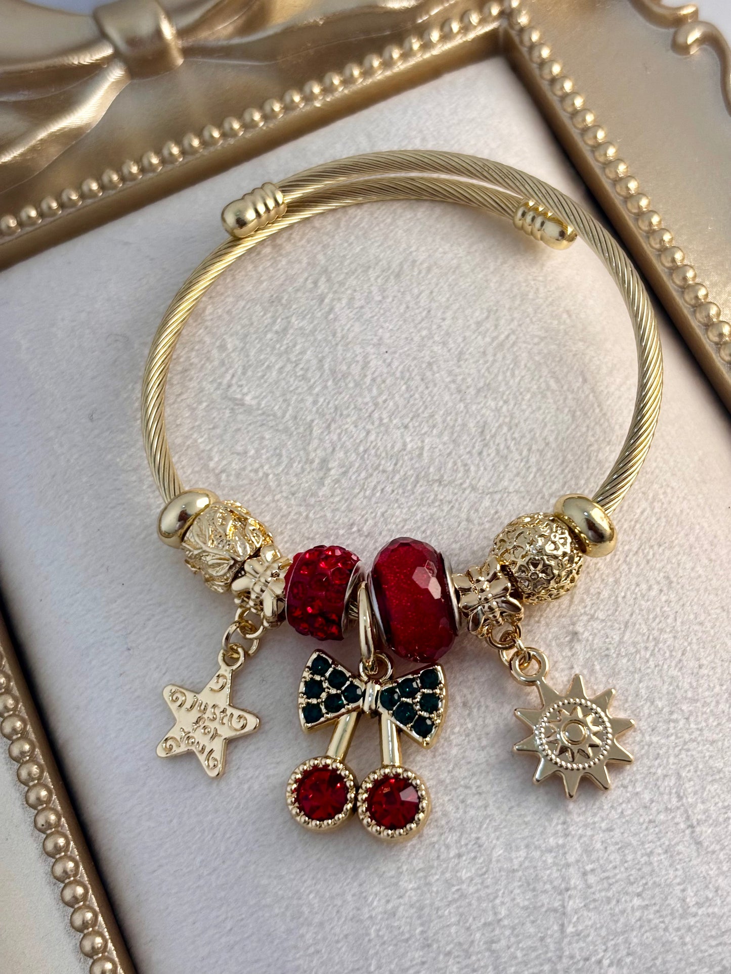Cherry Love Note Pandora Bracelet