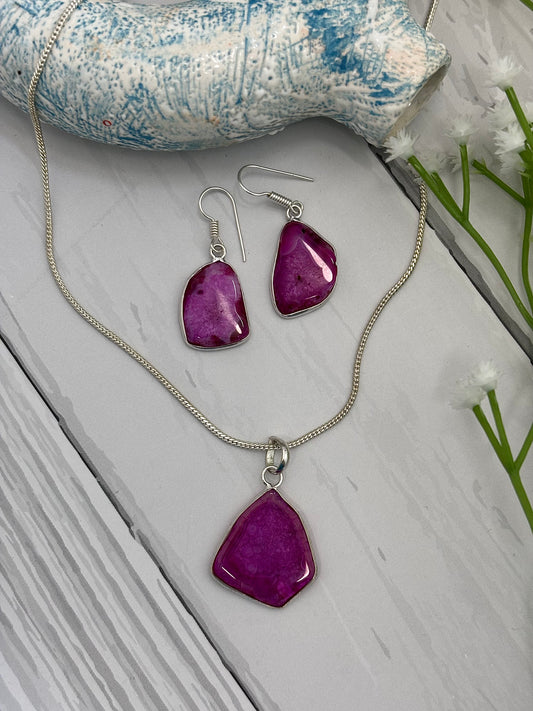 Aranya - Natural Stones Jewellery Set