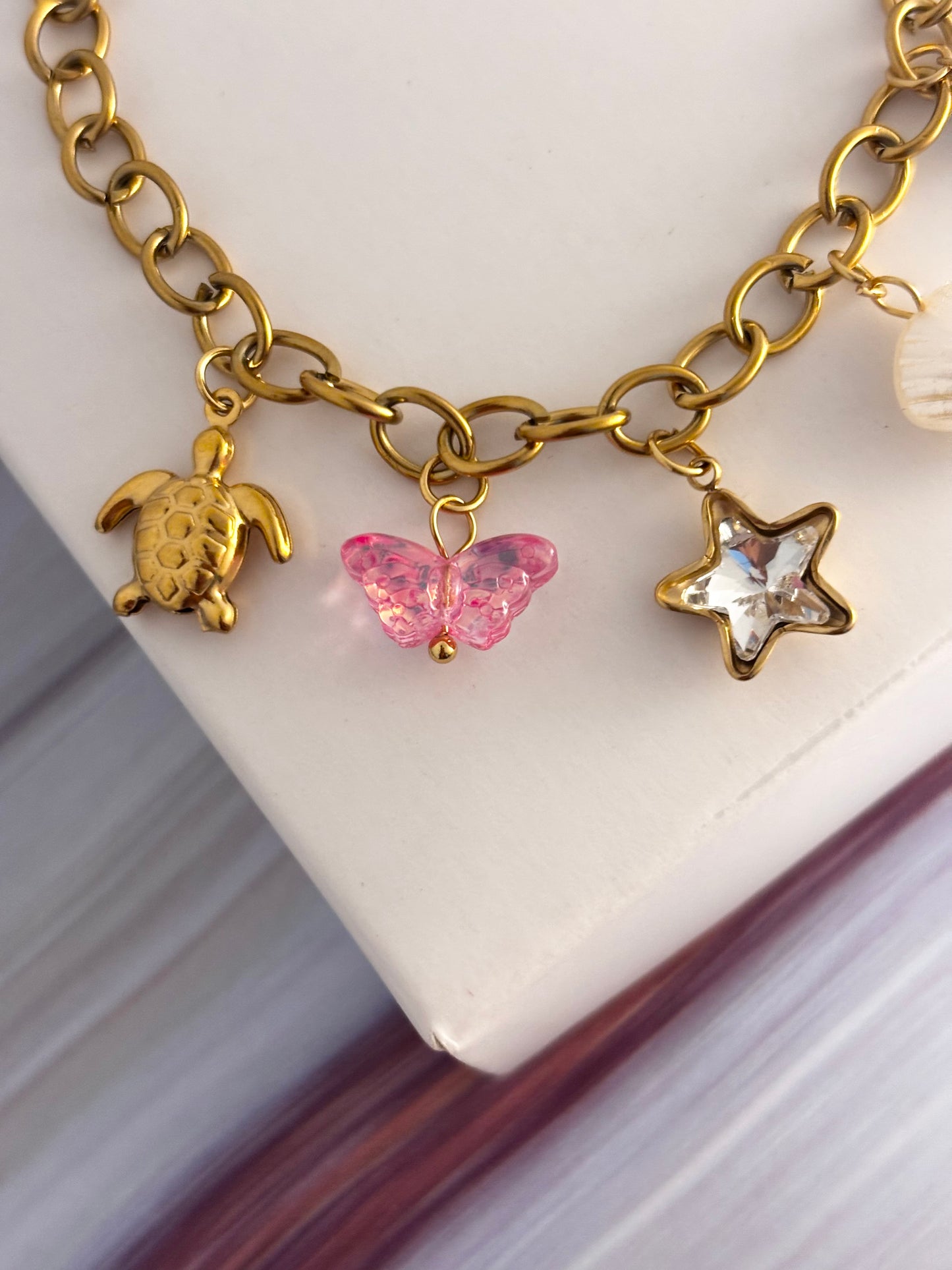 Ocean Jingles Charms | Anti Tarnish Gold Plated Bracelet