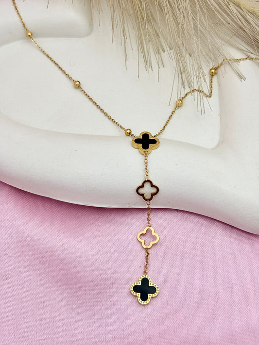 Clover Cascade (Black) Black Lariat