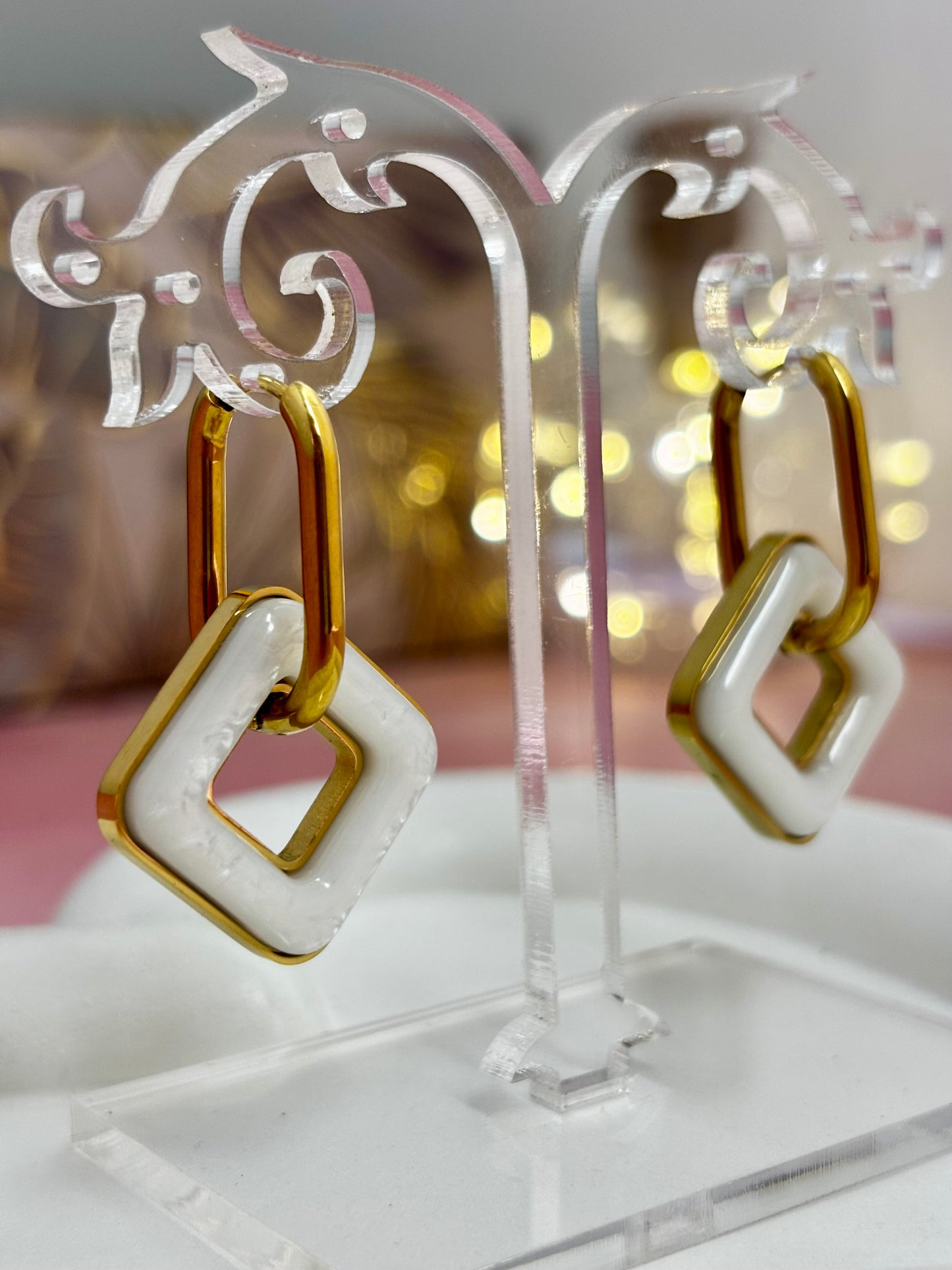 Daisy Drop Earrings - Two in One