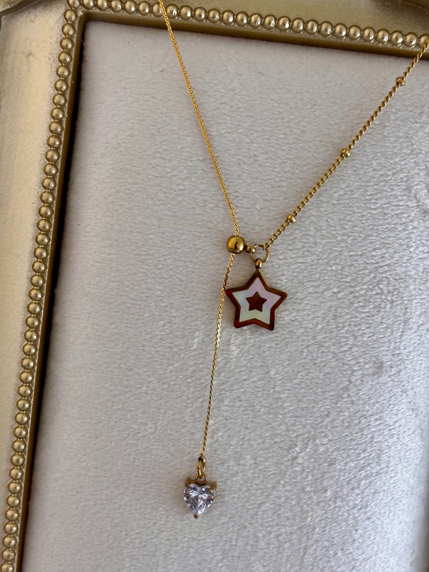Twinkling Love Lariat Necklace