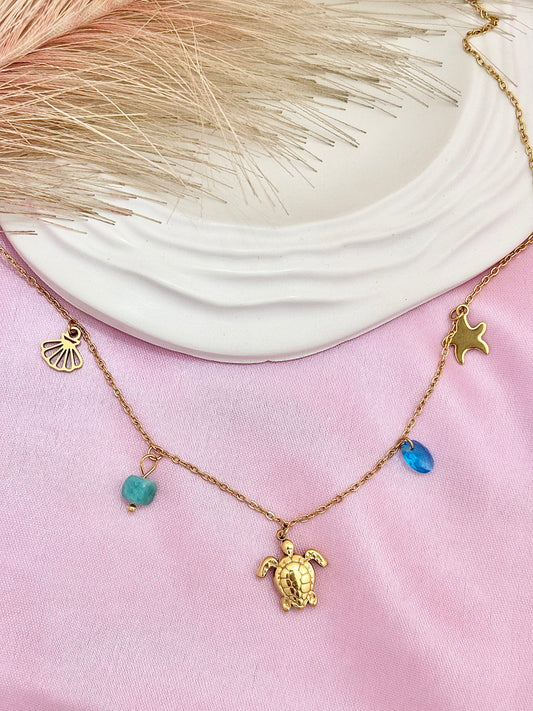Tortoise Charms Necklace