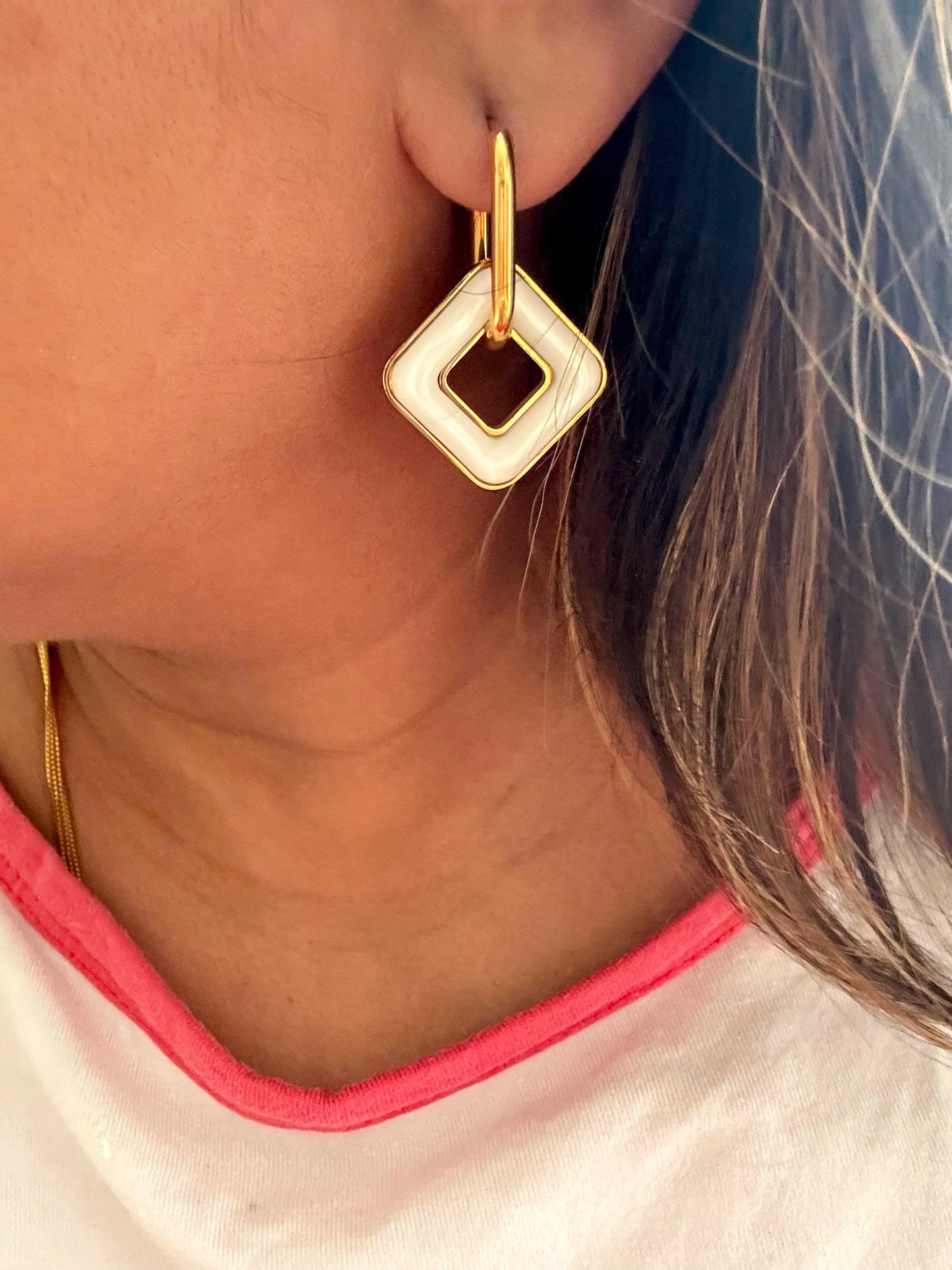 Daisy Drop Earrings - Two in One