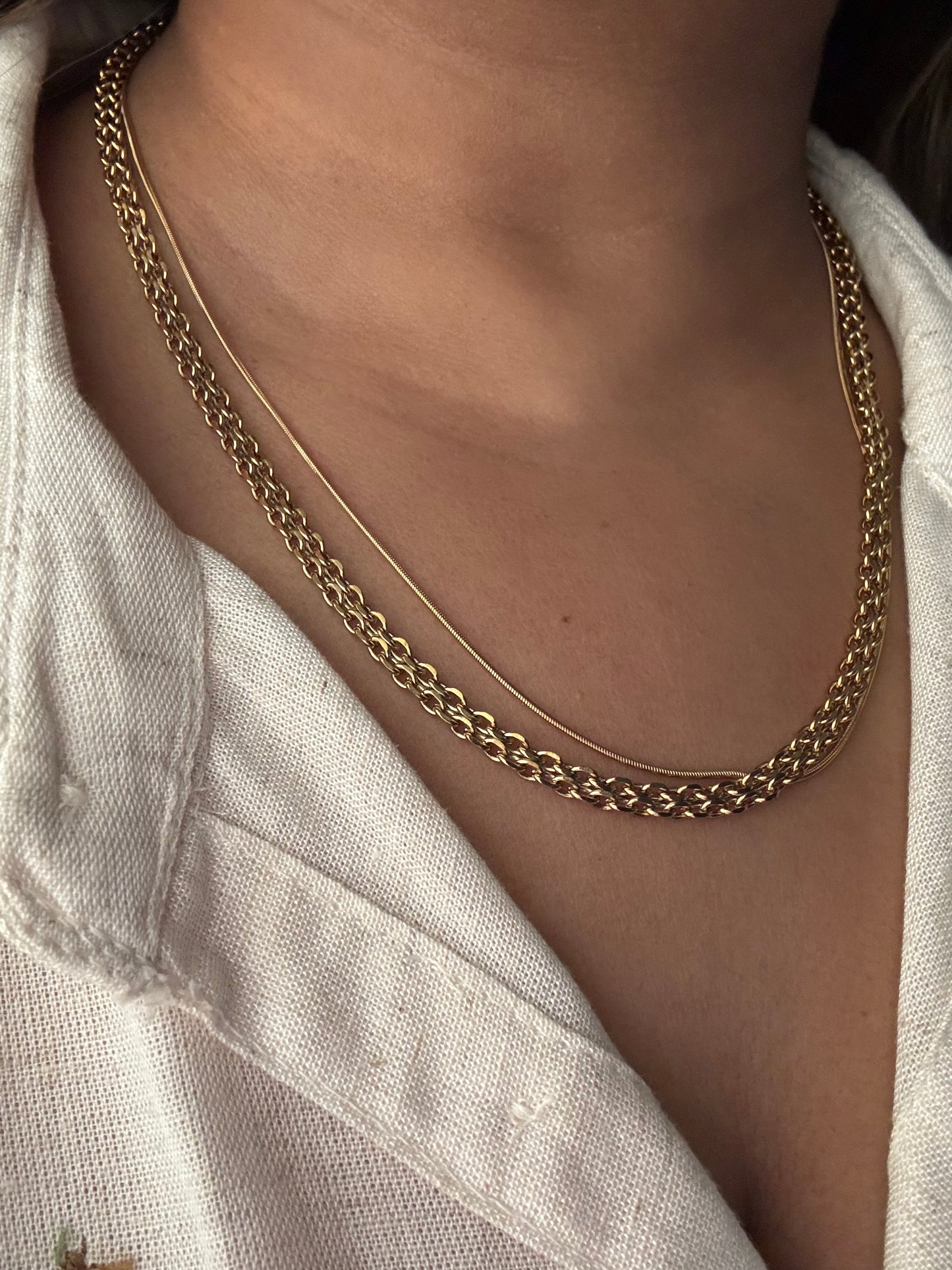 Layered Gold Necklace