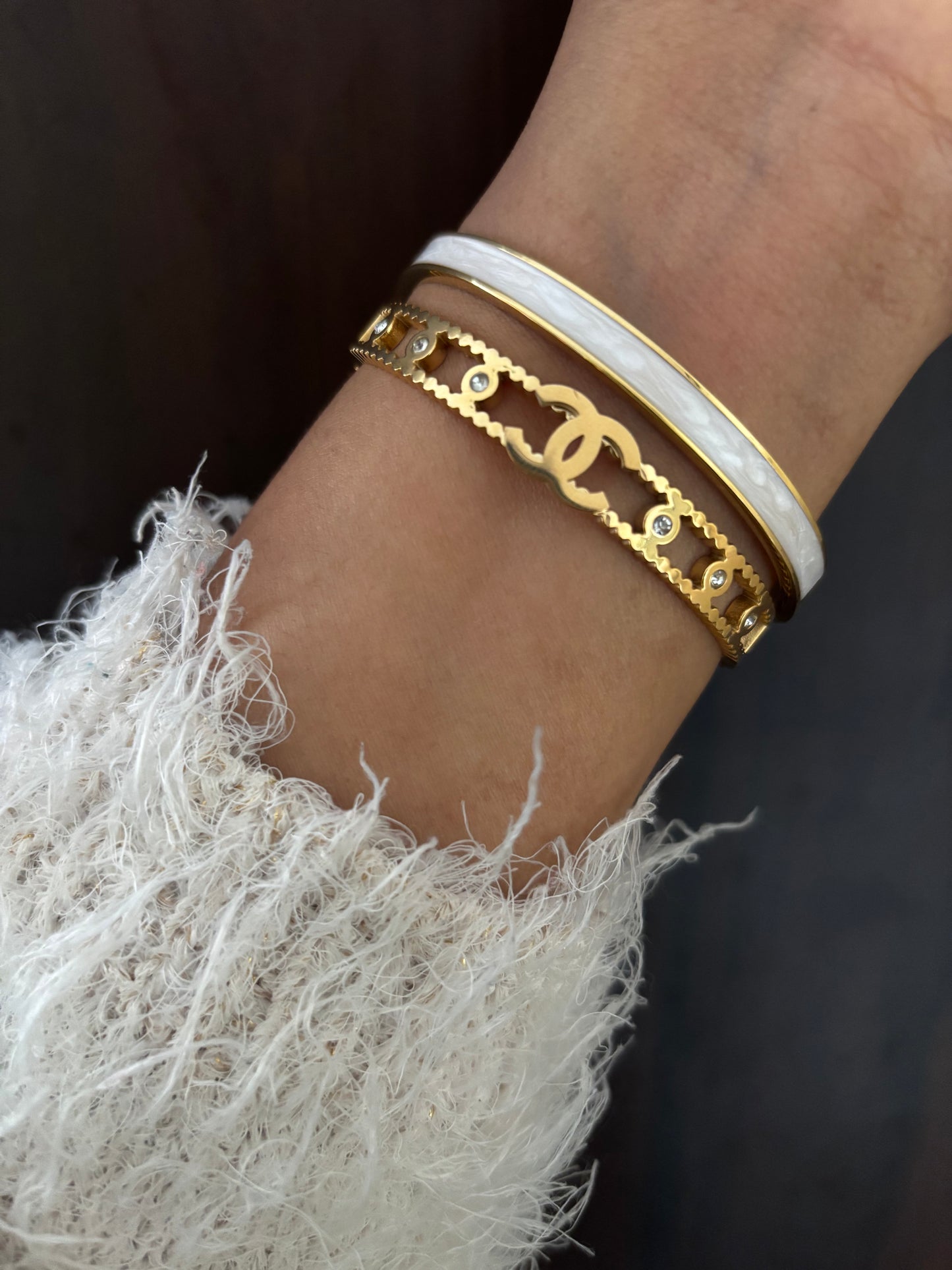 Channel Zircon Bracelet