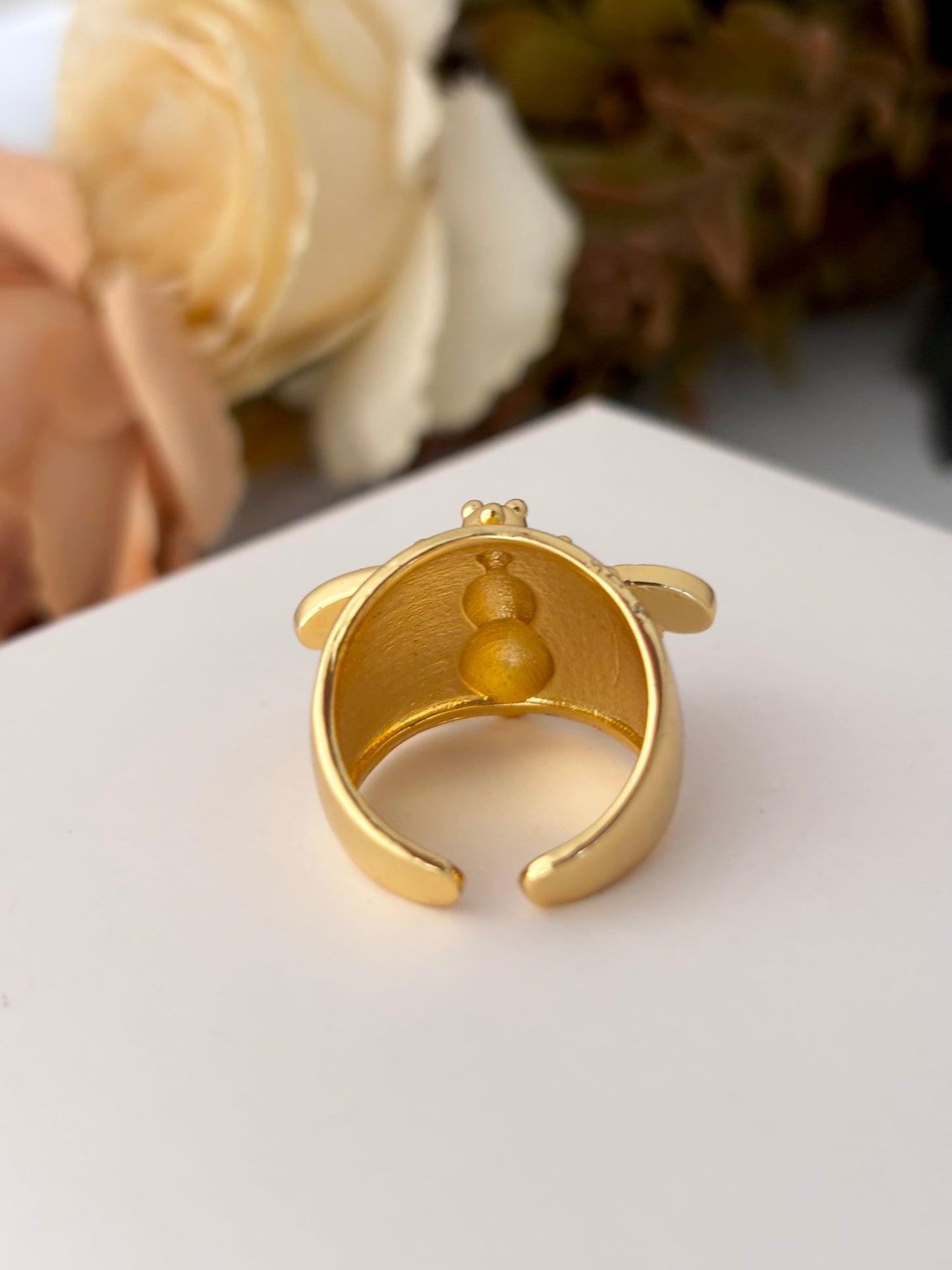 Bee Statement Ring | Adjustable Base