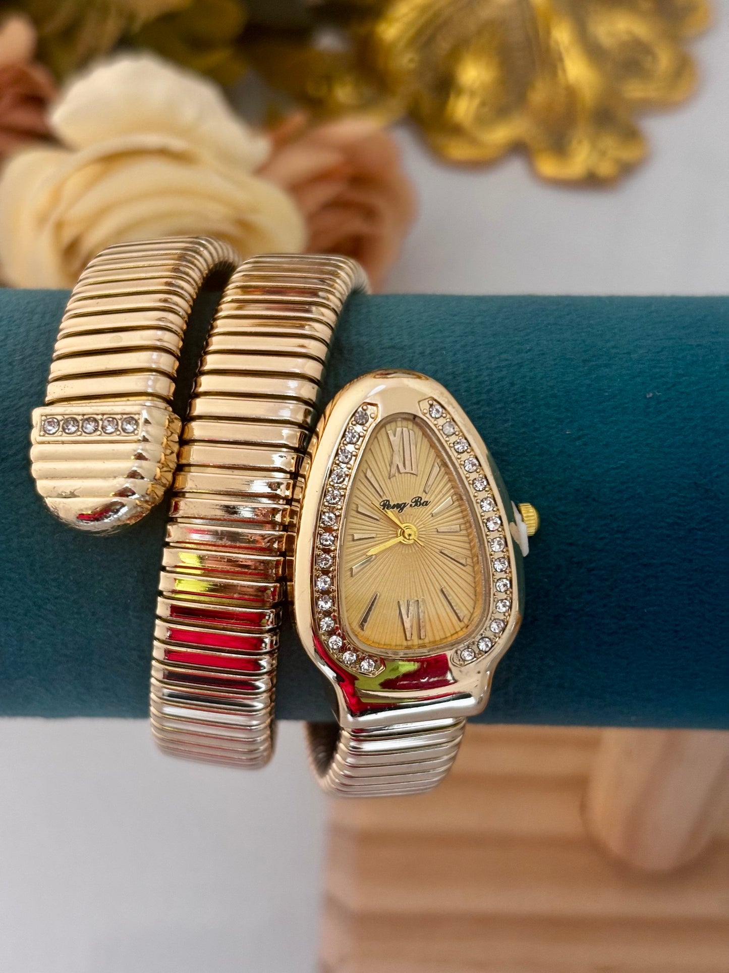 Viral Golden Serpent (Snake Watch) | Brand Inspired Statement Watch