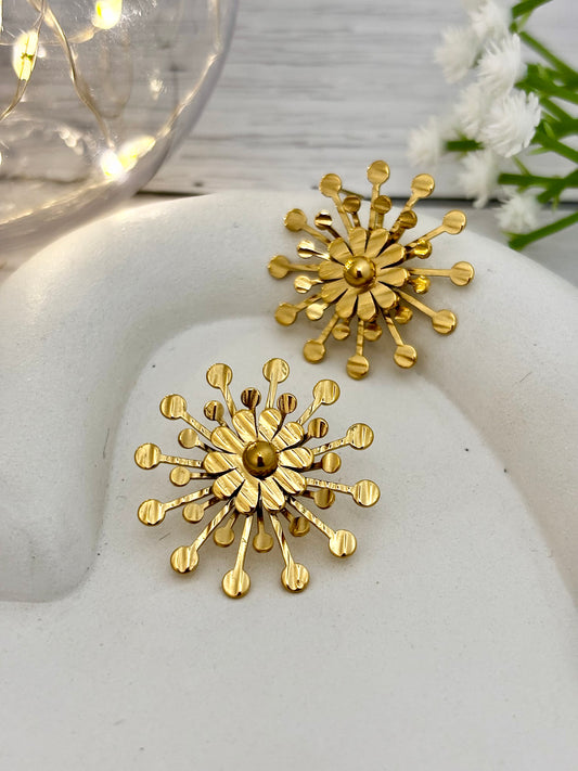 Shimmer Dot Stud Earrings