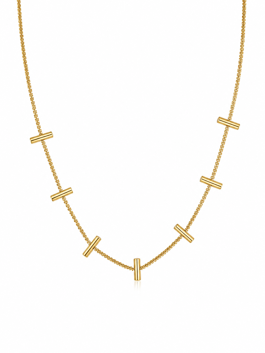 Noma Gold Plated Station Necklace