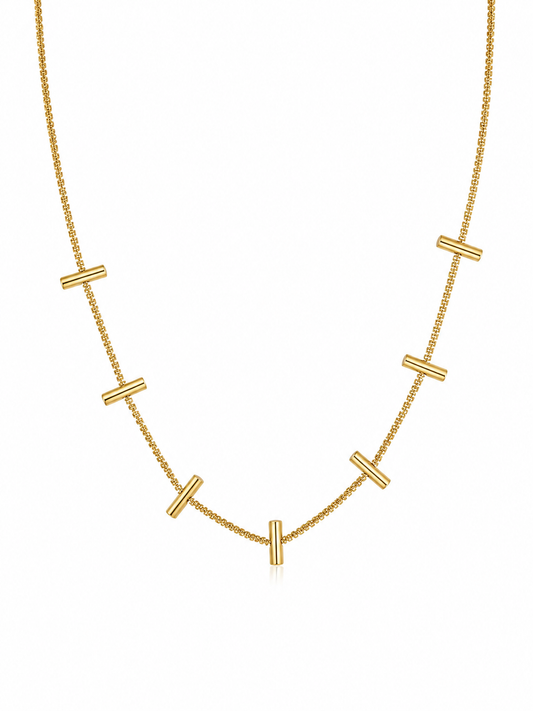 Noma Gold Plated Station Necklace