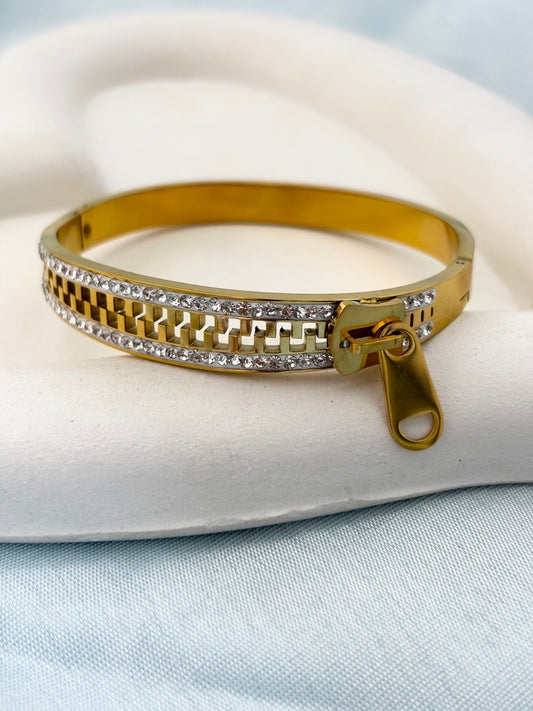 Taffy Chain Zircon Bracelet