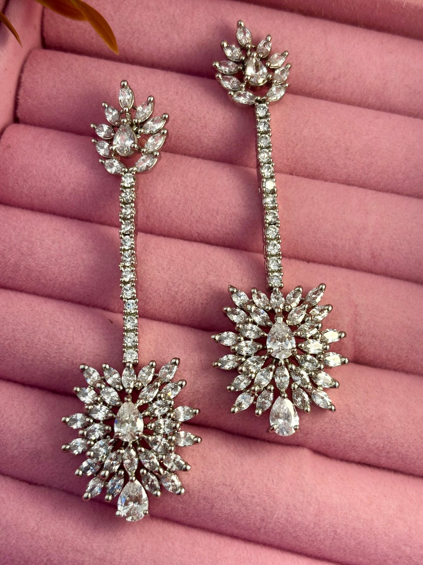 Miraya AD Earrings | Wedding & Party Wear
