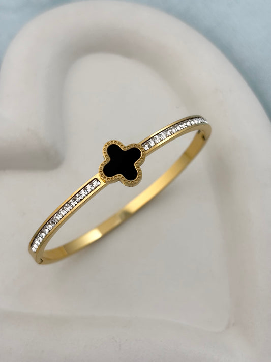 Clover Zircon Bracelet