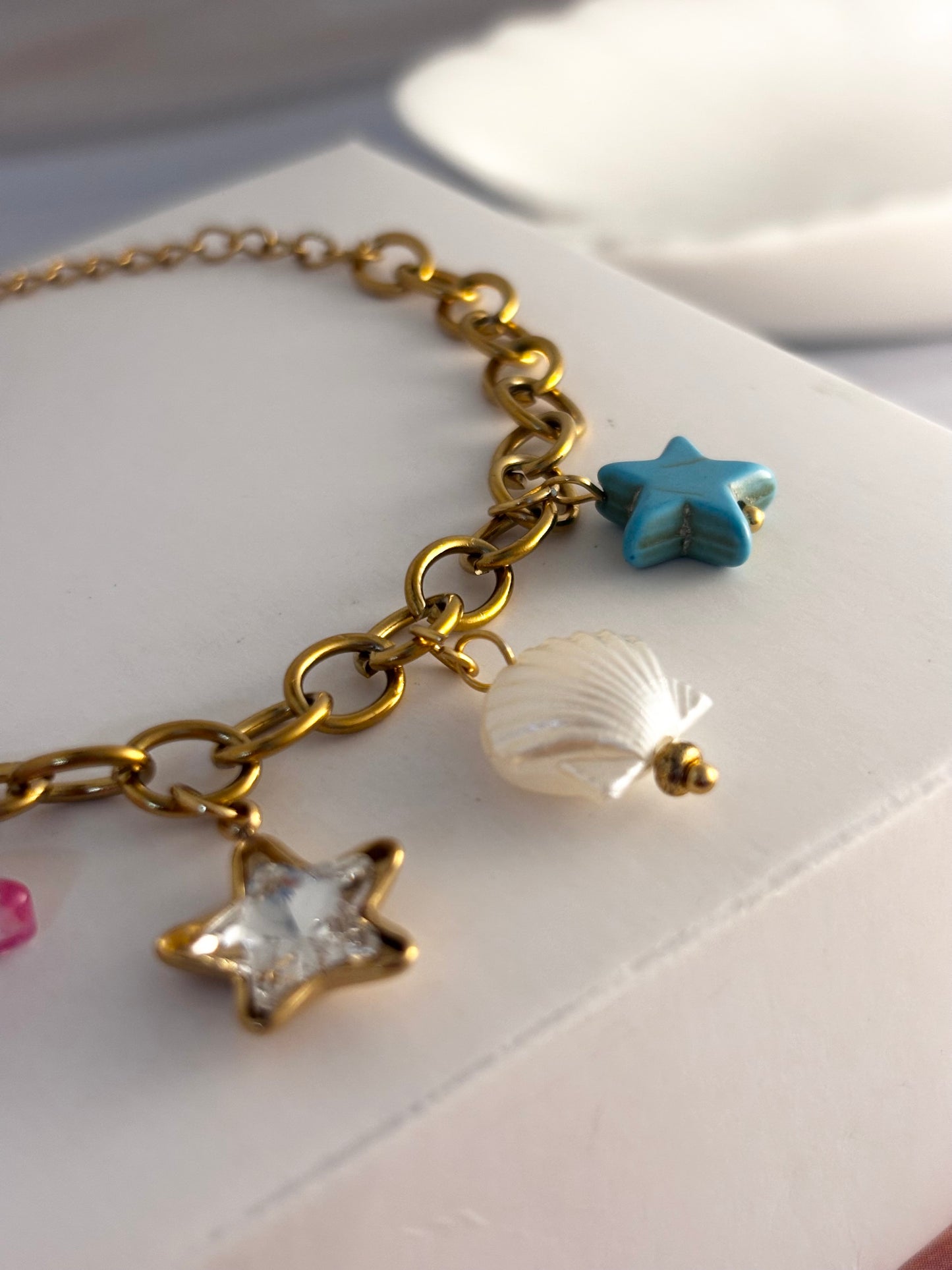 Ocean Jingles Charms | Anti Tarnish Gold Plated Bracelet