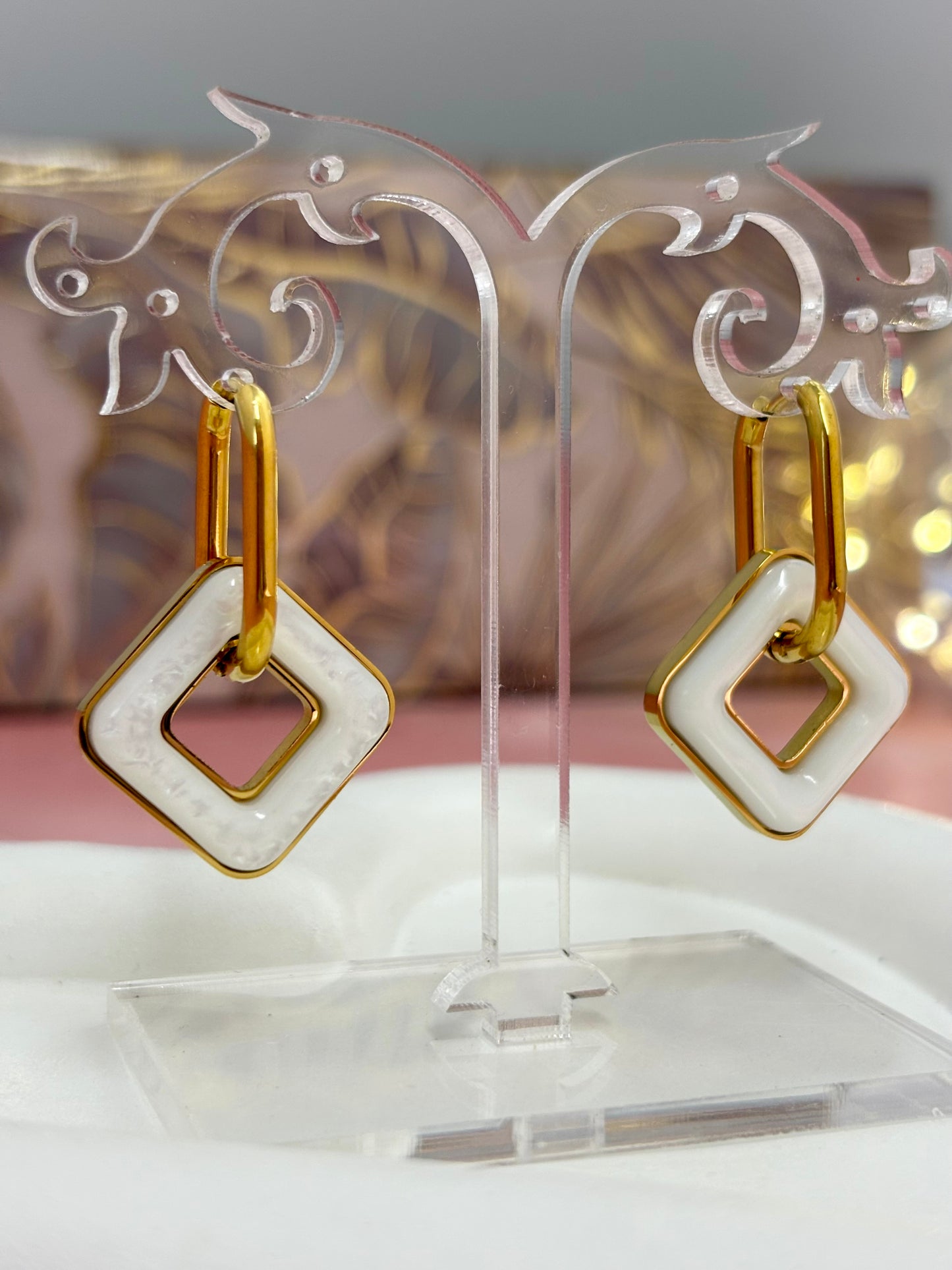 Daisy Drop Earrings - Two in One