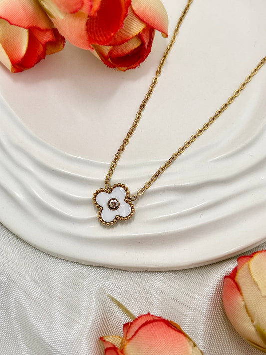 Reversible Clover Pendant Necklace