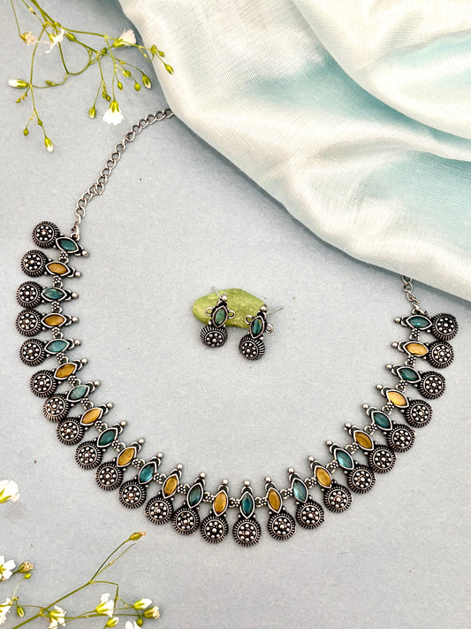 Indrani Choker (Blue)