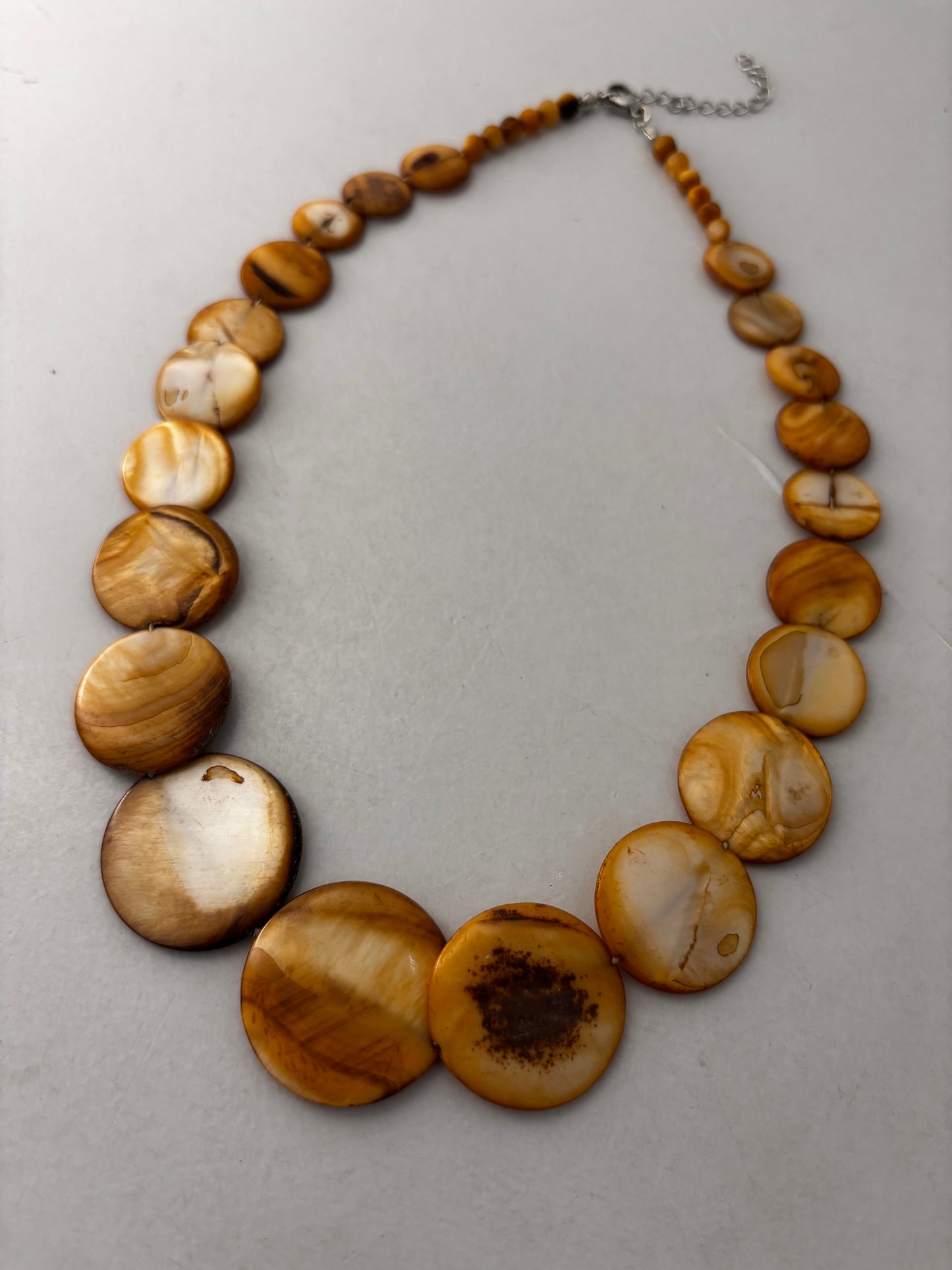 Amber Honey Shell Necklace | Vacation Style