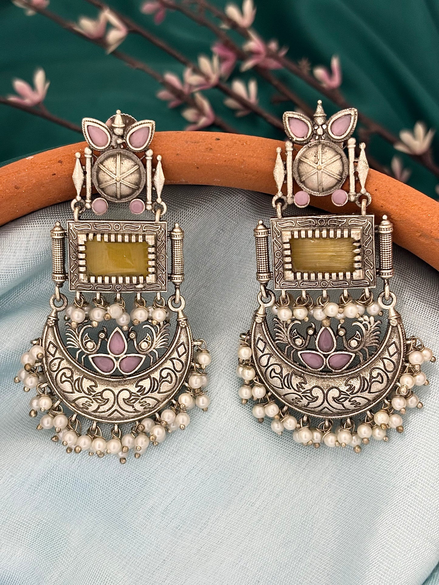 Tarangini Chandbali (Yellow)