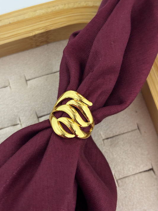 Wavell Gold Ring | Anti Tarnish Gold Plated Ring