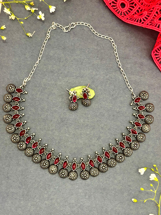 Indrani Choker (Red)