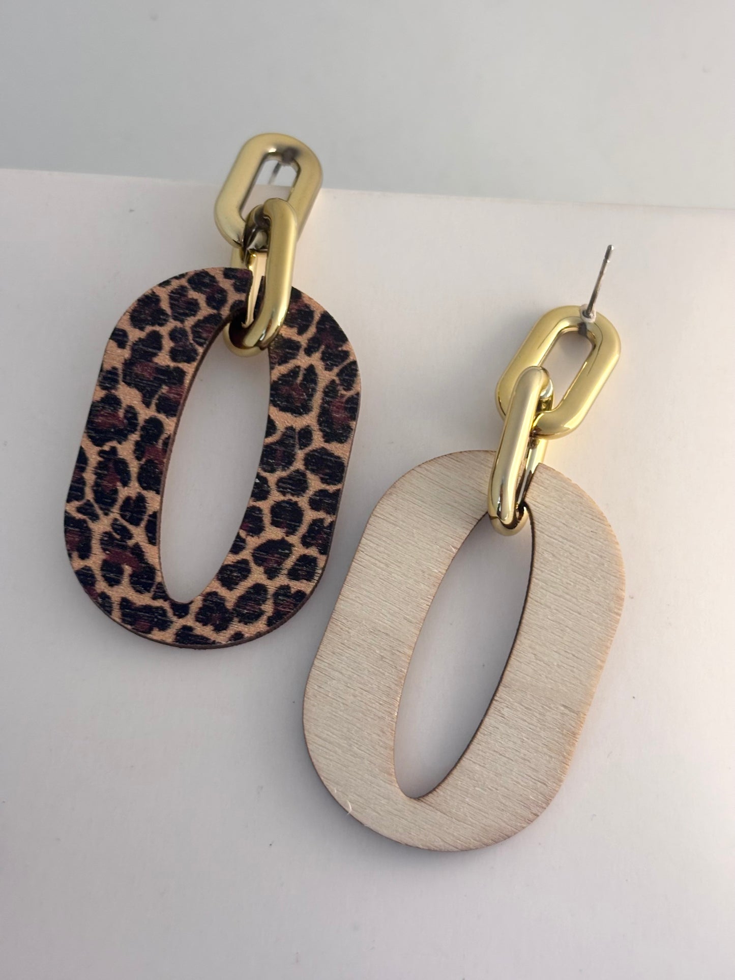 Savannah Luxe Elongated Oval Drop Earrings