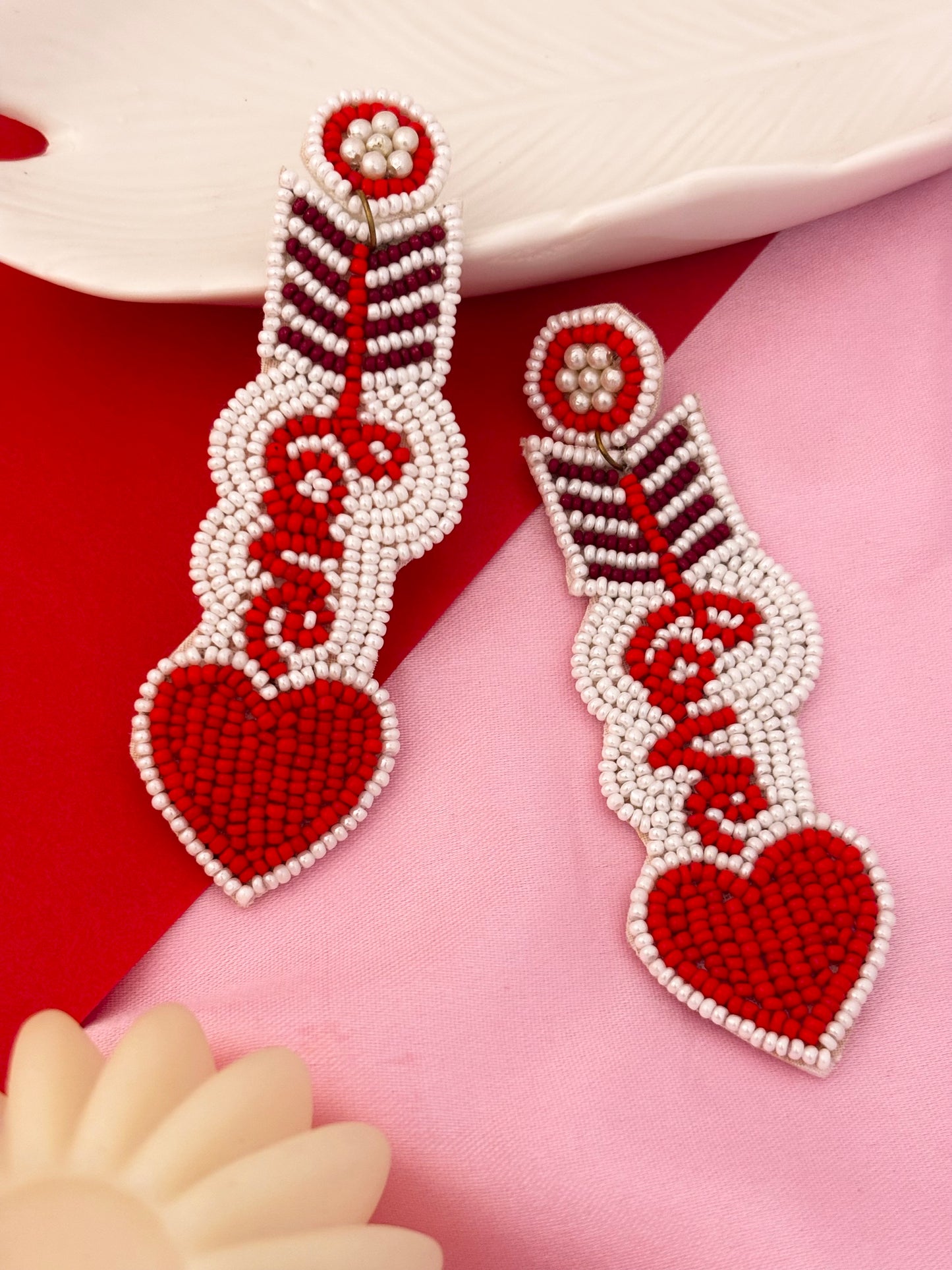 Love Heart Handmade Earrings