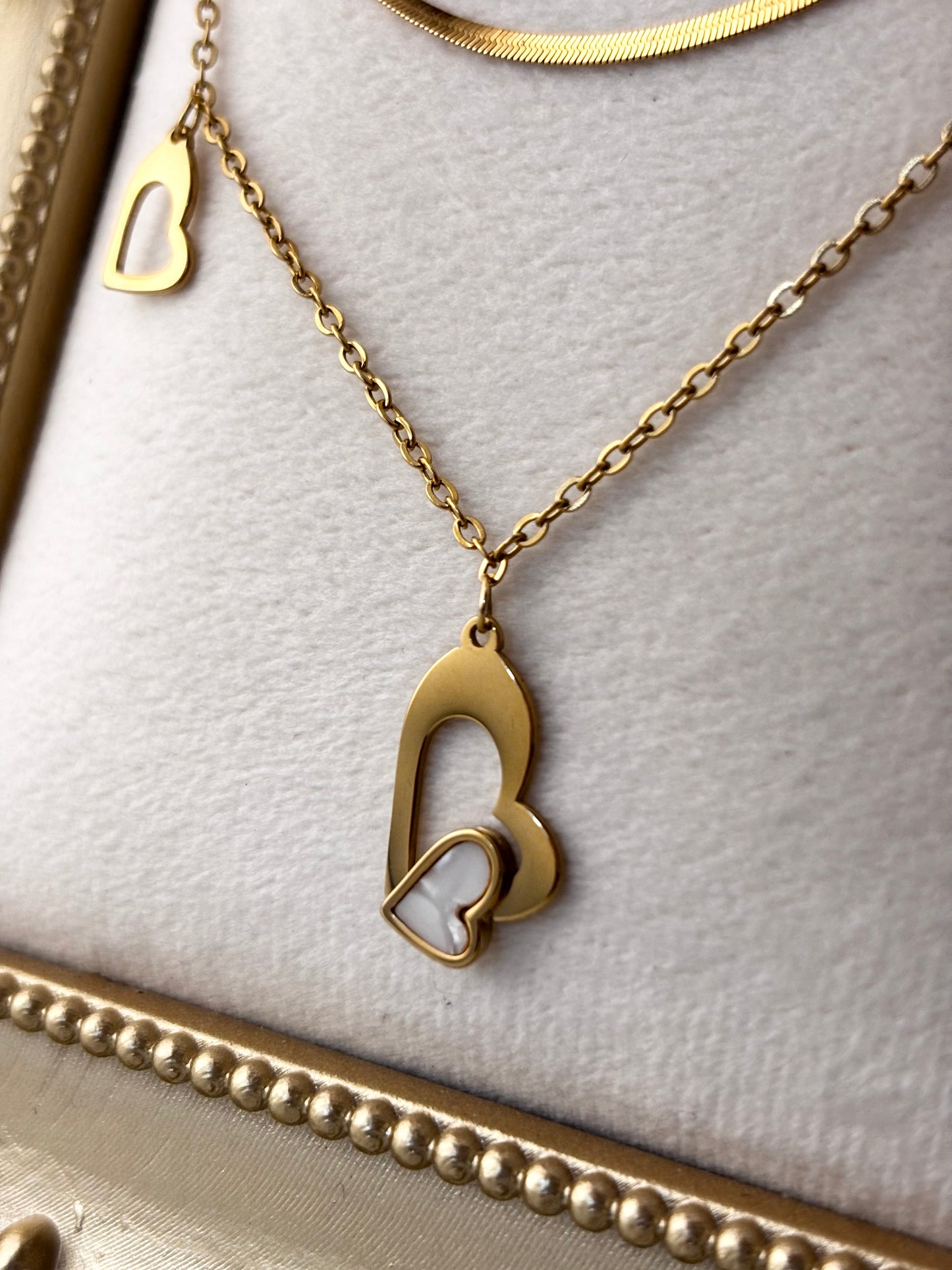 Double Date Pendant Chain | 18kt Gold Plated