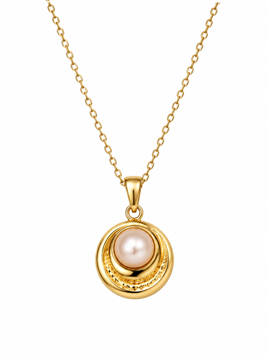 Pearl Orbit Necklace | Everyday Wear