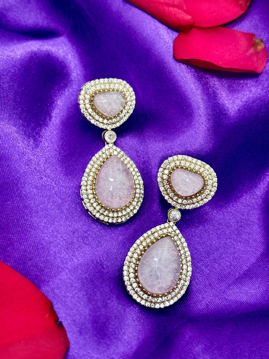 Vaanya Pink Danglers