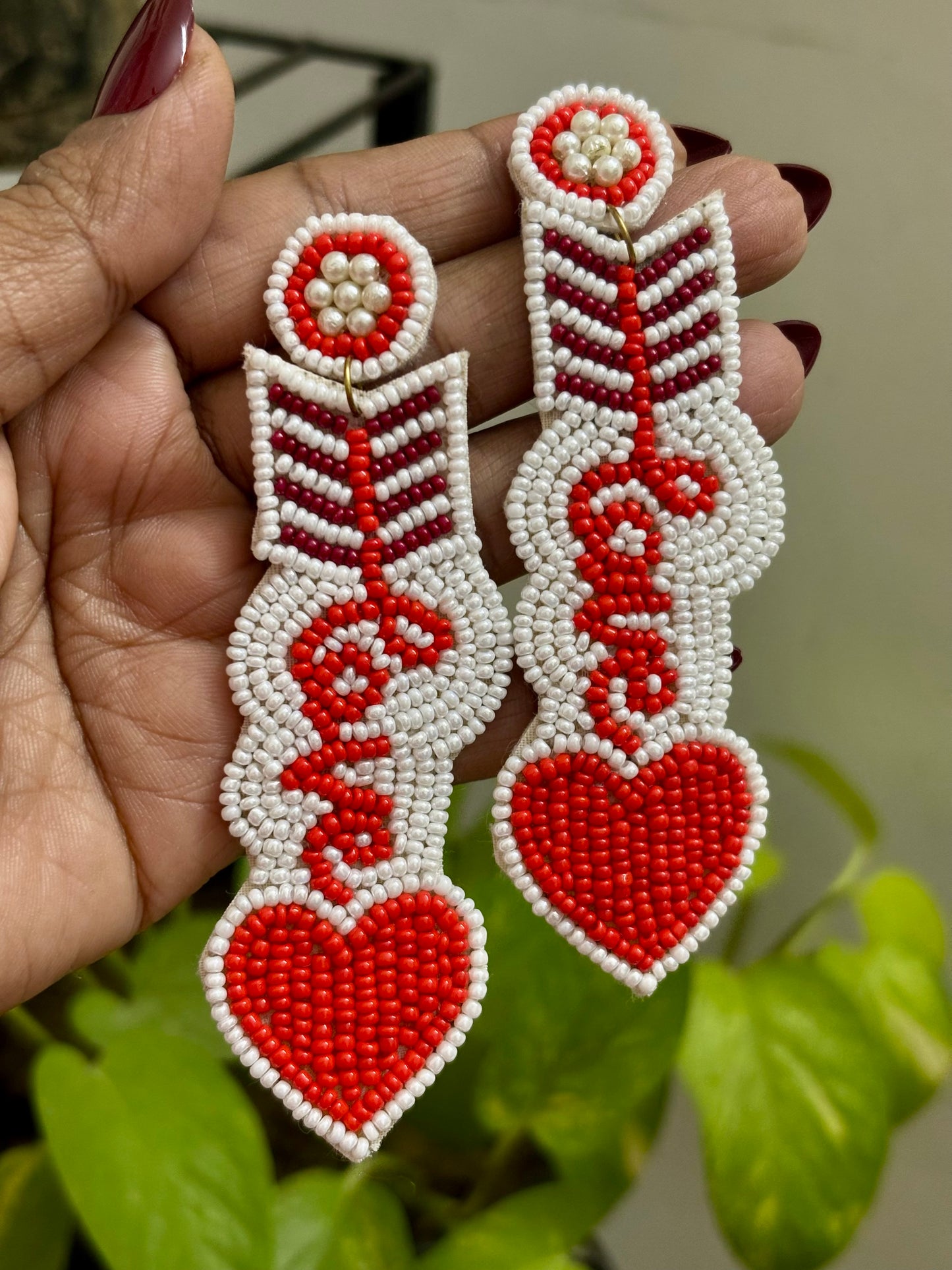 Love Heart Handmade Earrings