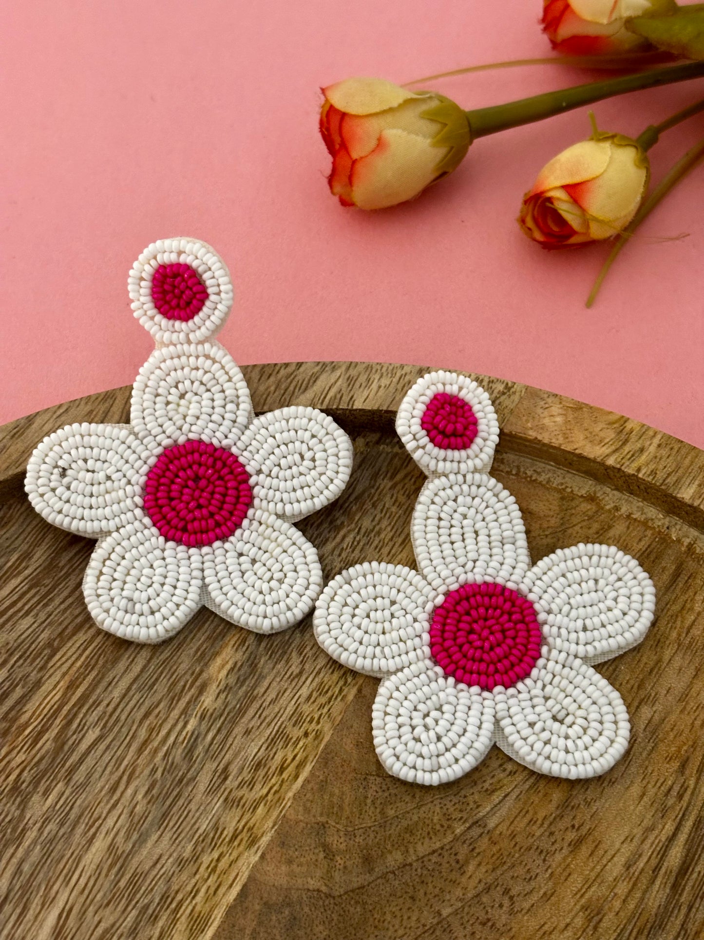 Blossom Pop Flower Handmade Earrings
