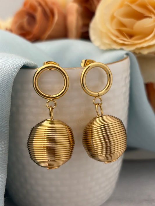 Golden Belle Drop Earrings