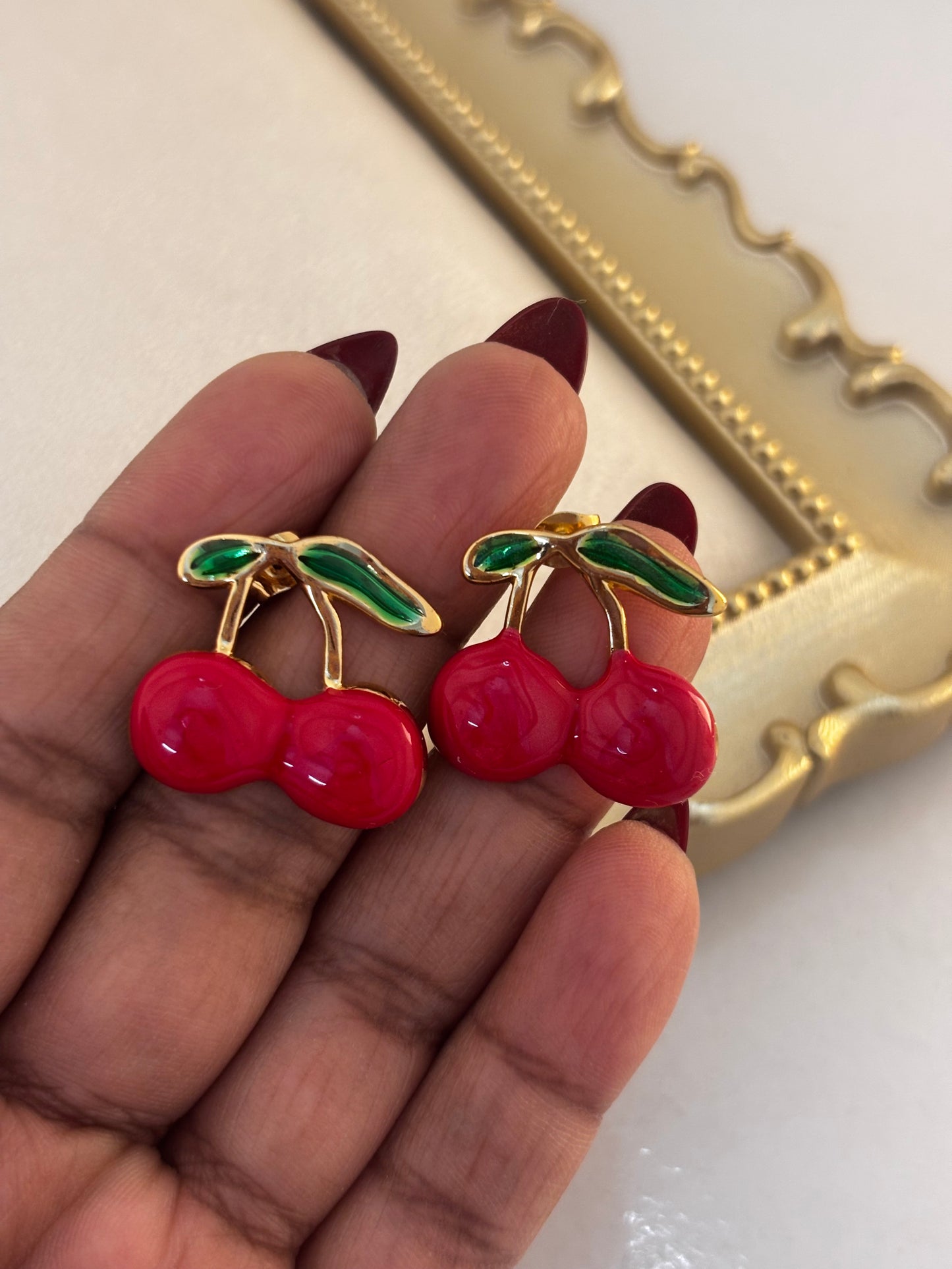 Sweet Cherry Earrings