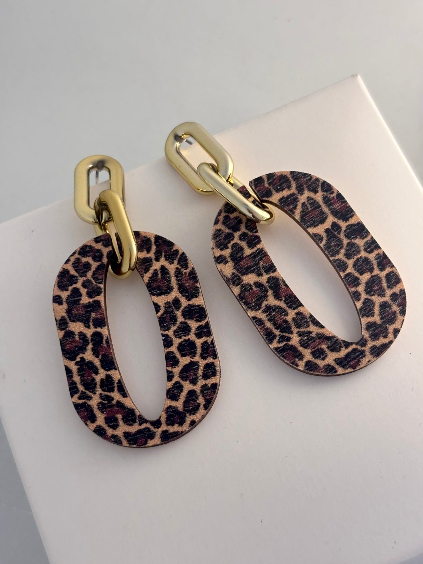 Savannah Luxe Elongated Oval Drop Earrings