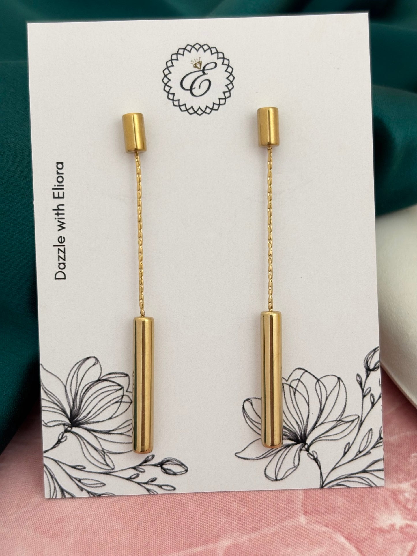 Sleek Bar Drops Earrings