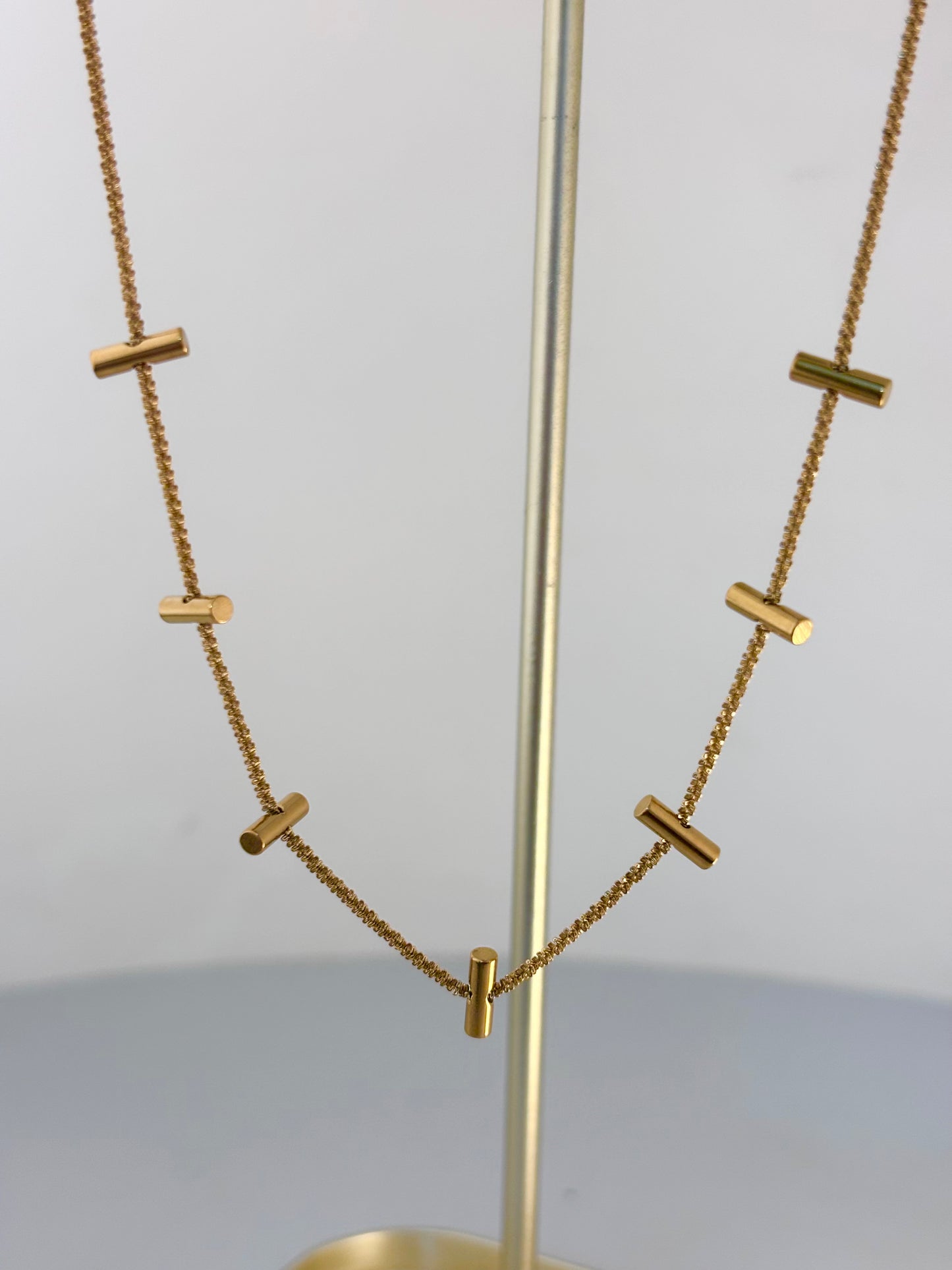 Noma Gold Plated Station Necklace